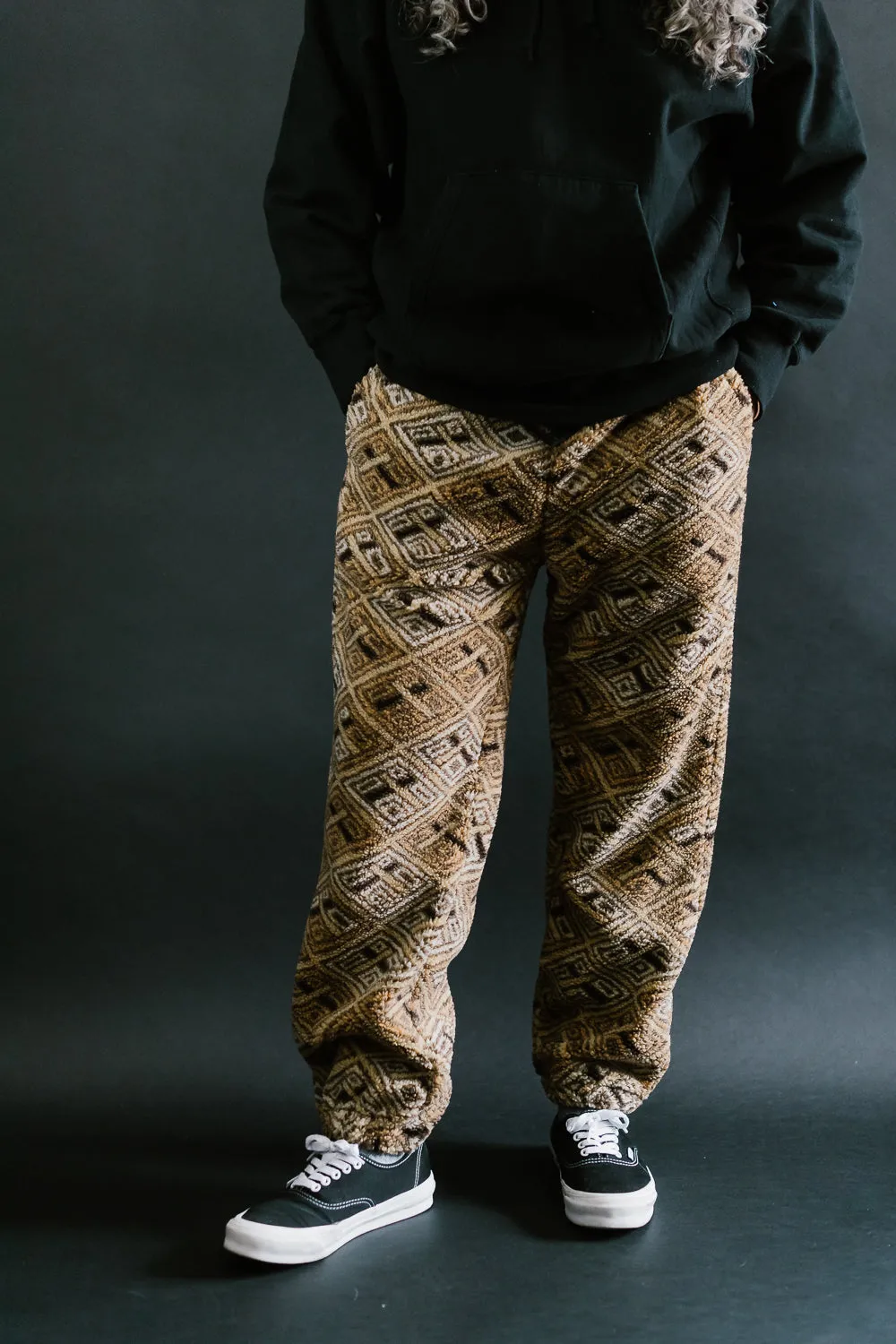 03-1006-AR - Boa Fleece Pants - African Pattern