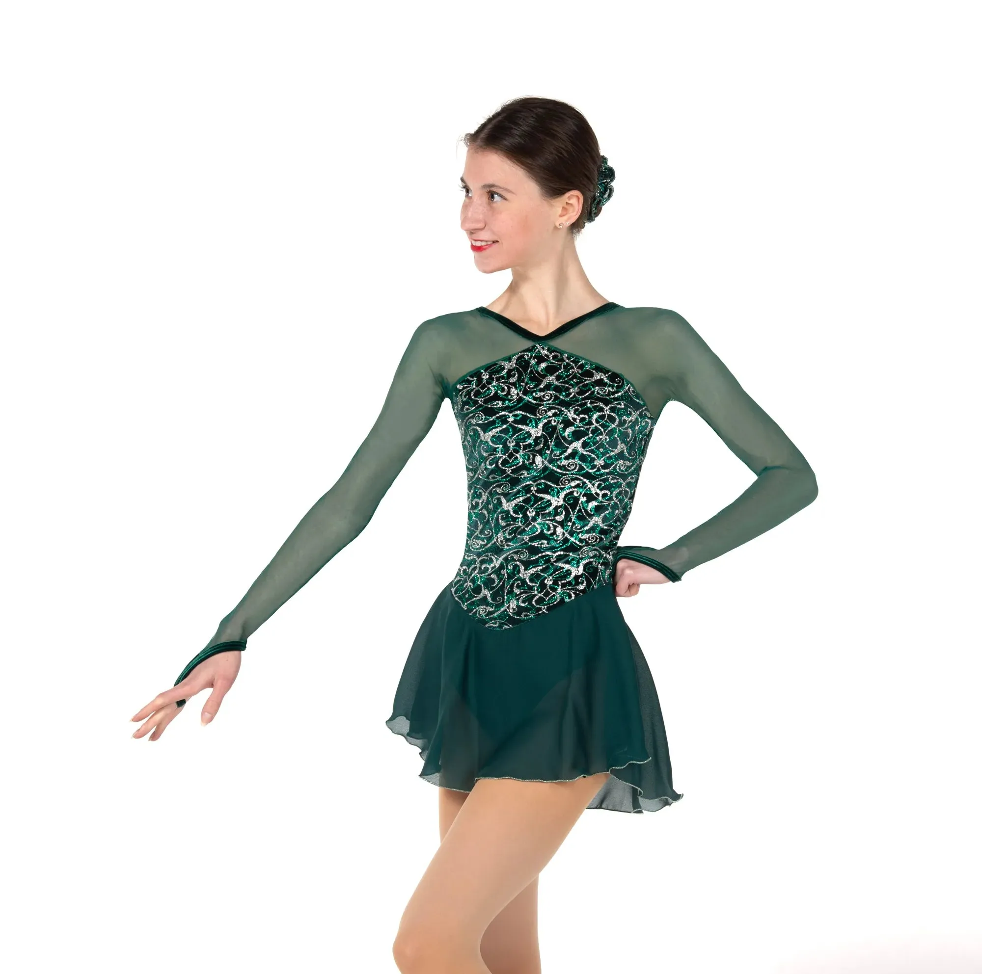 537 Figure Skating Vignette Dress