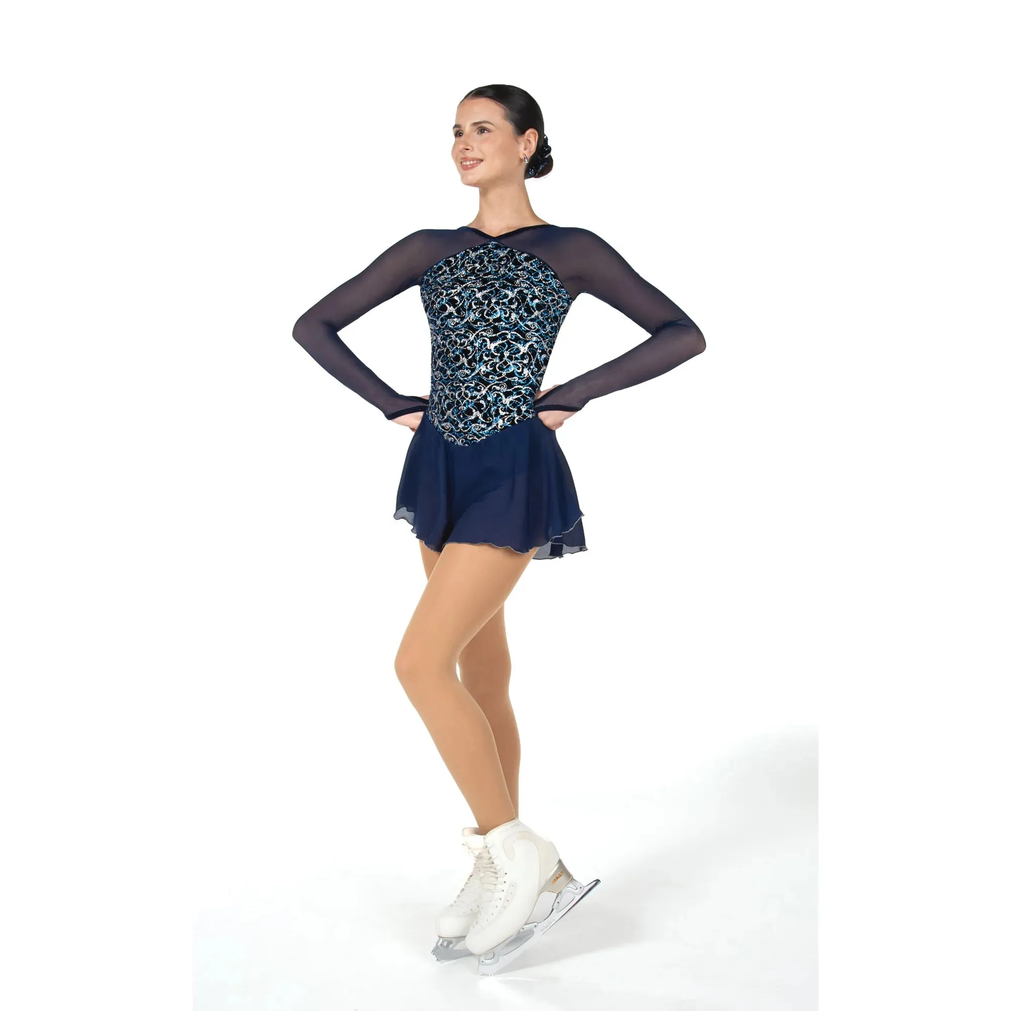 537 Figure Skating Vignette Dress