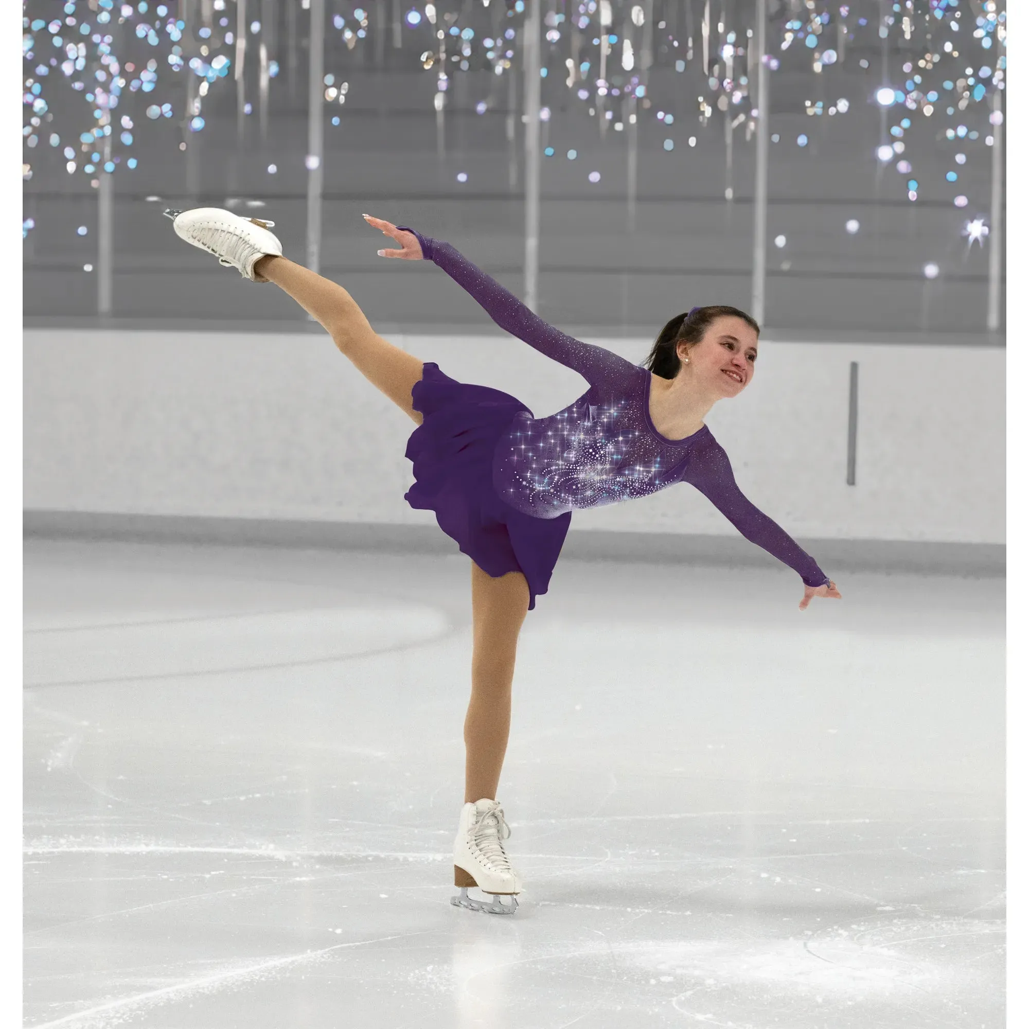 570 Figure Skating Mythical Dress - Periwinke or Purple