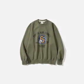 5TH AIR FORCE SWEATSHIRT - OLIVE