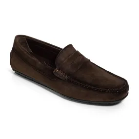 Adelaide Brown Aero Suede Driving Shoe