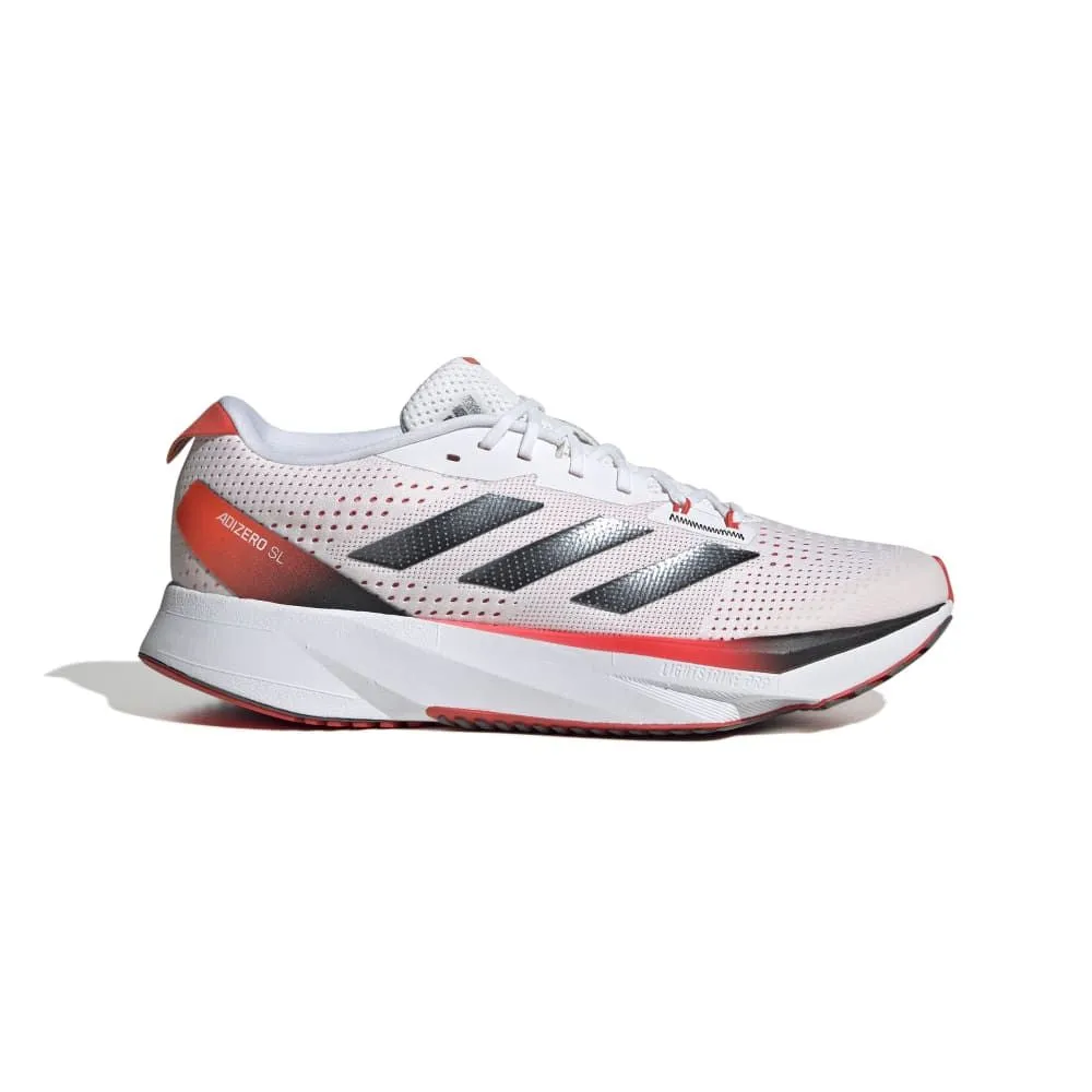 adidas ADIZERO SL（Men's） フットウェアホワイト/コアブラック/ブライトレッド