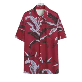 All-Over Print Men's Shirt With Pocket | Rayon Hawaiian