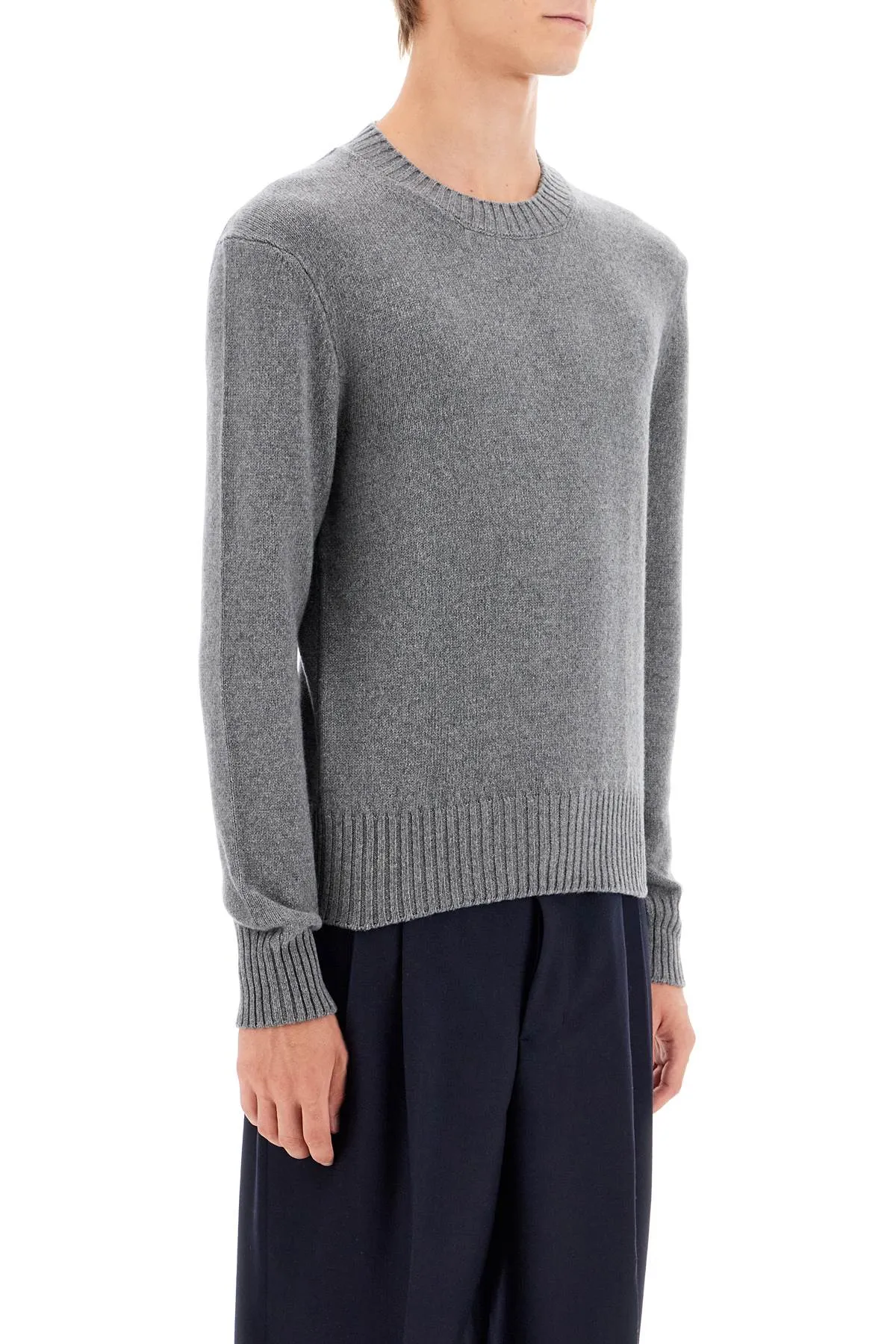 Ami Alexandre Matiussi Cashmere Crewneck Pullover