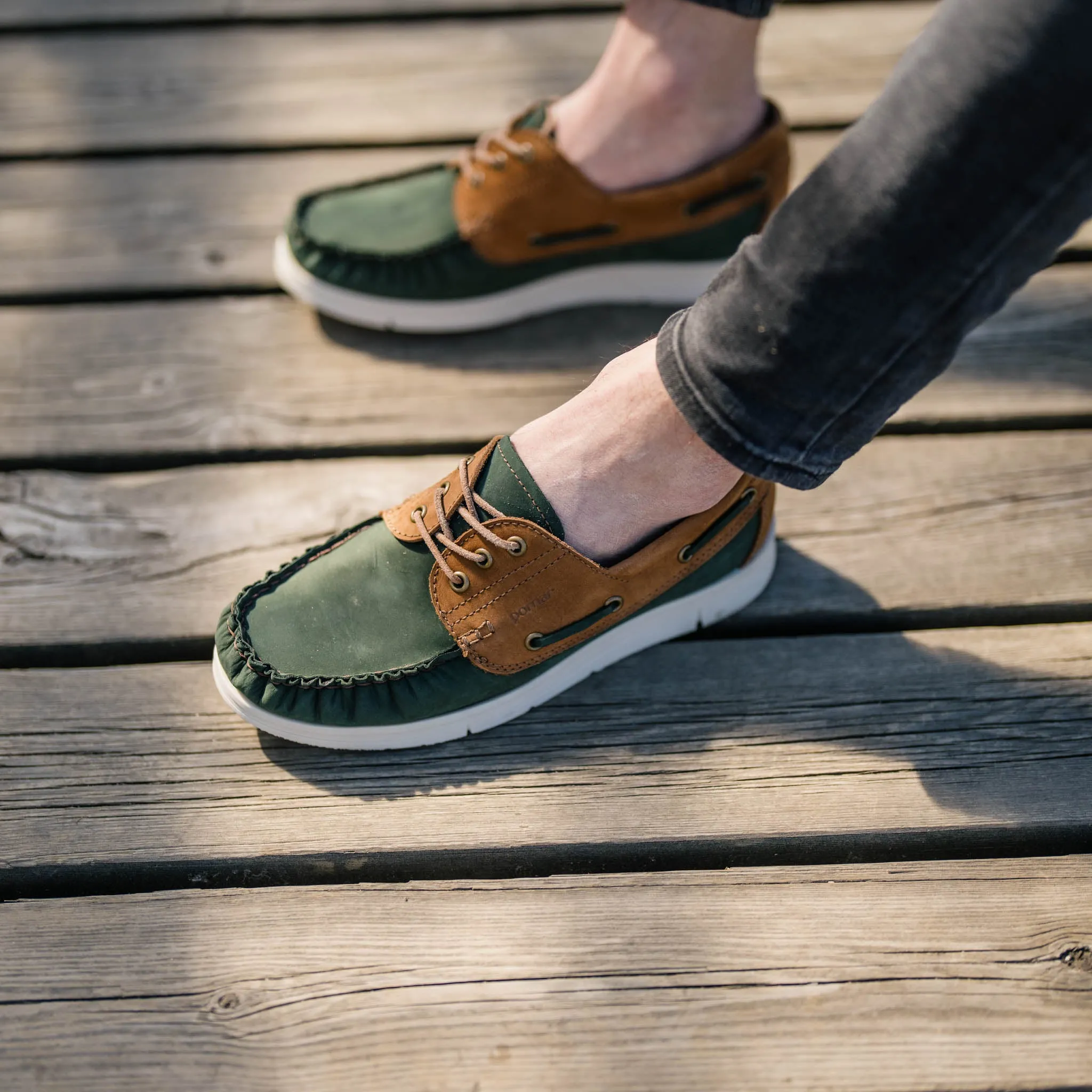 ANKKURI Men’s Zero Waste boat shoes