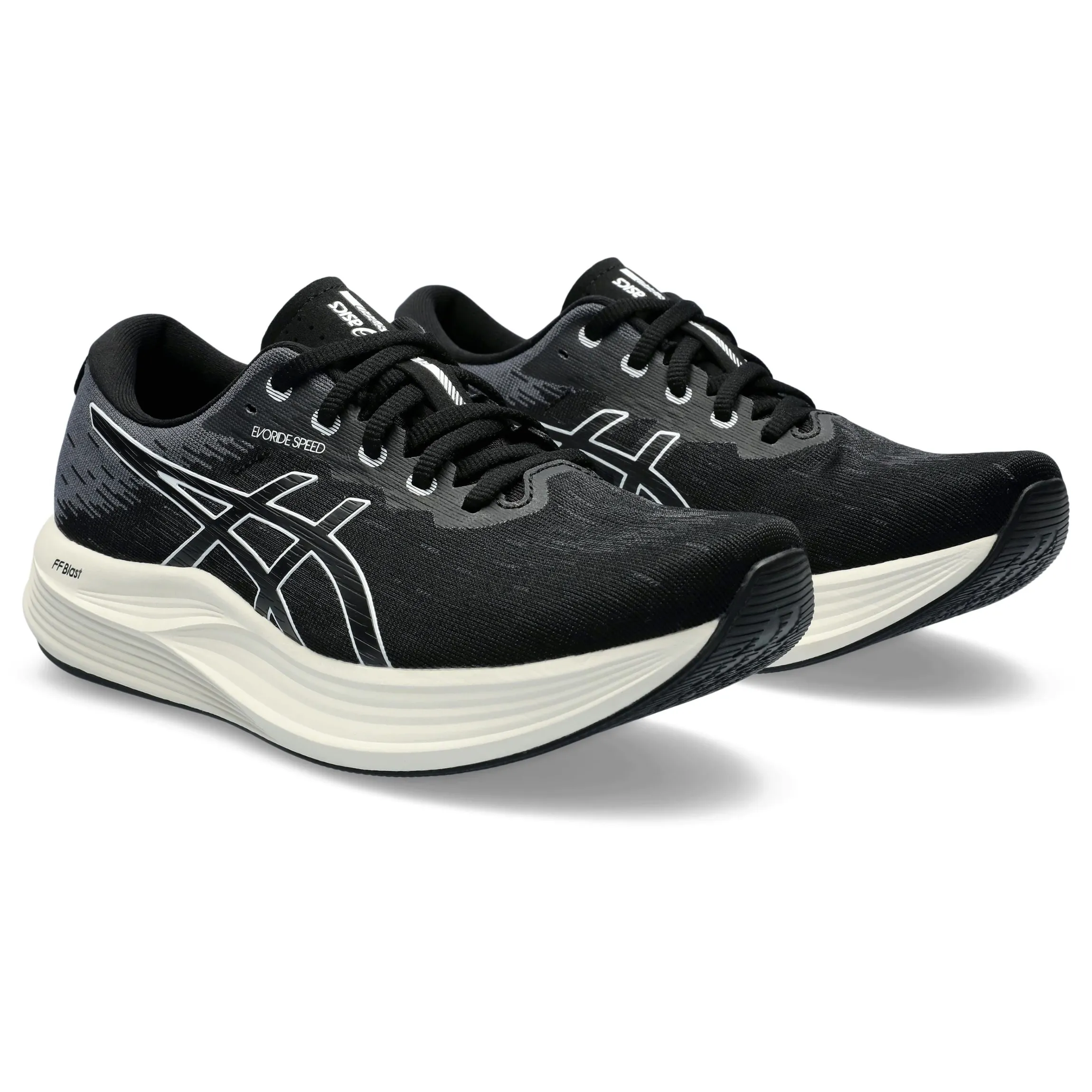 ASICS EvoRide SPEED 2 WIDE （Women's） BLACK/WHITE