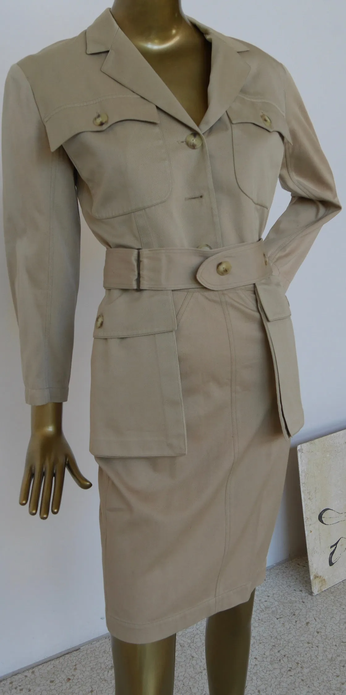 Azzedine Alaia safari suit 1993