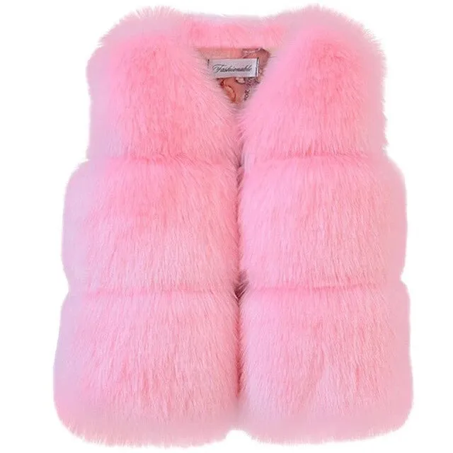 Baby Girl Winter Vest Coat