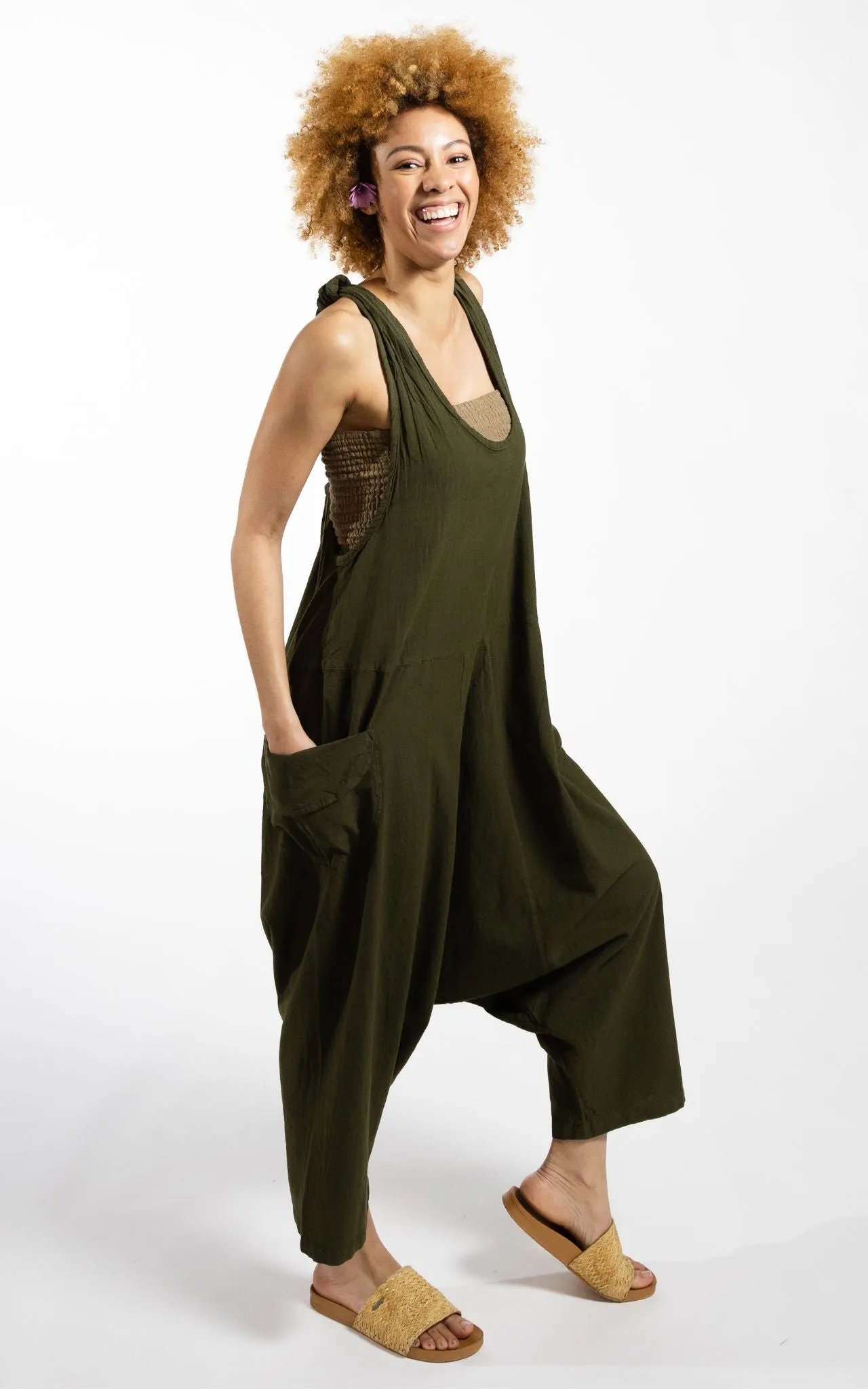 Bahini Overalls - Green