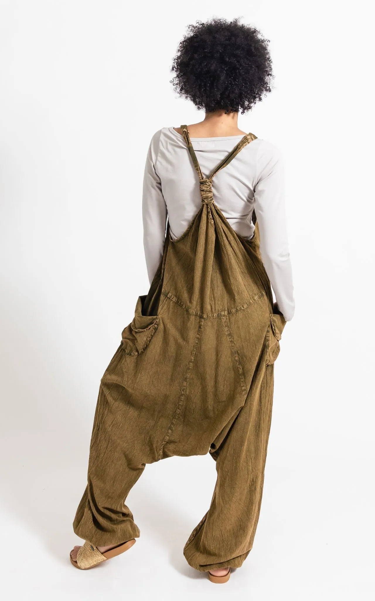 Bahini Overalls Long - Khaki