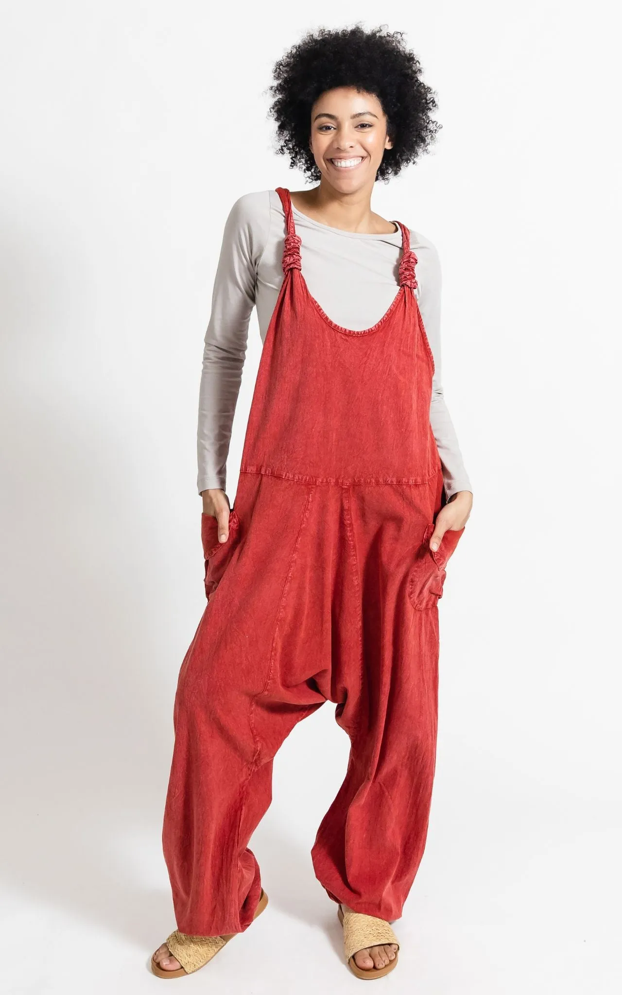 Bahini Overalls - Long Stonewashed