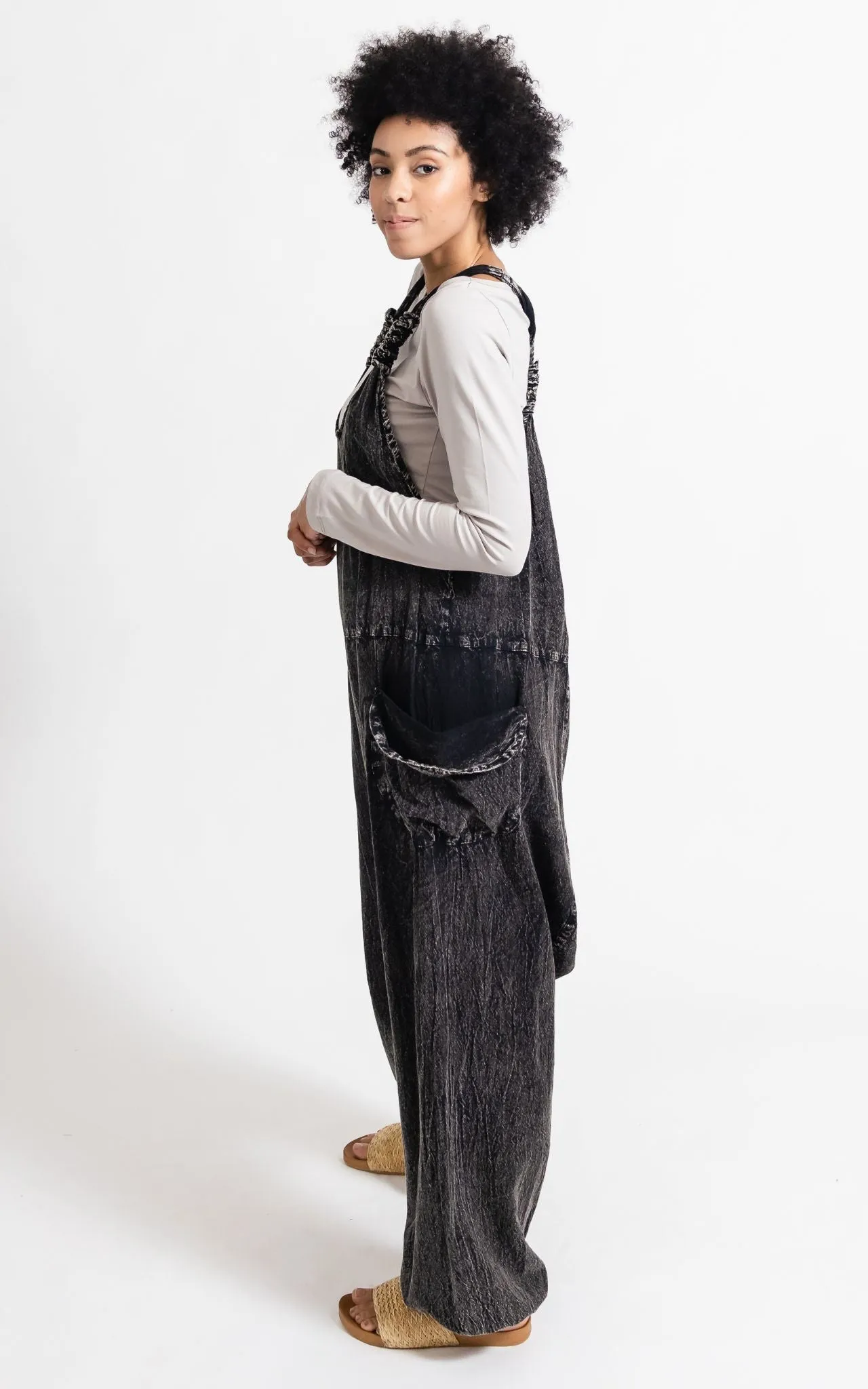 Bahini Overalls - Long Stonewashed