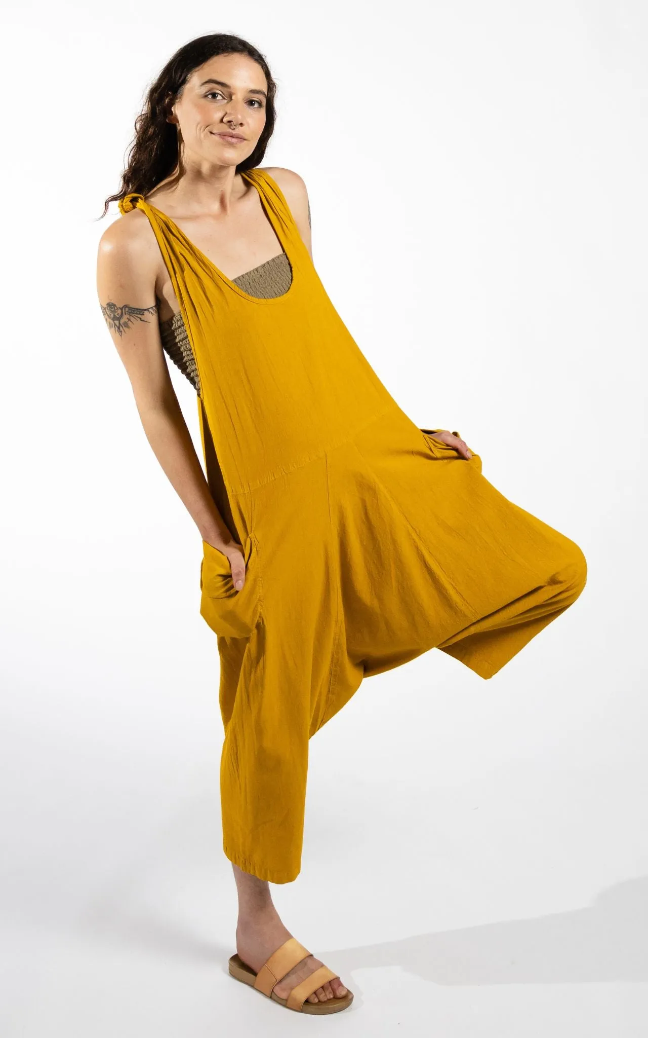 Bahini Overalls - Mustard