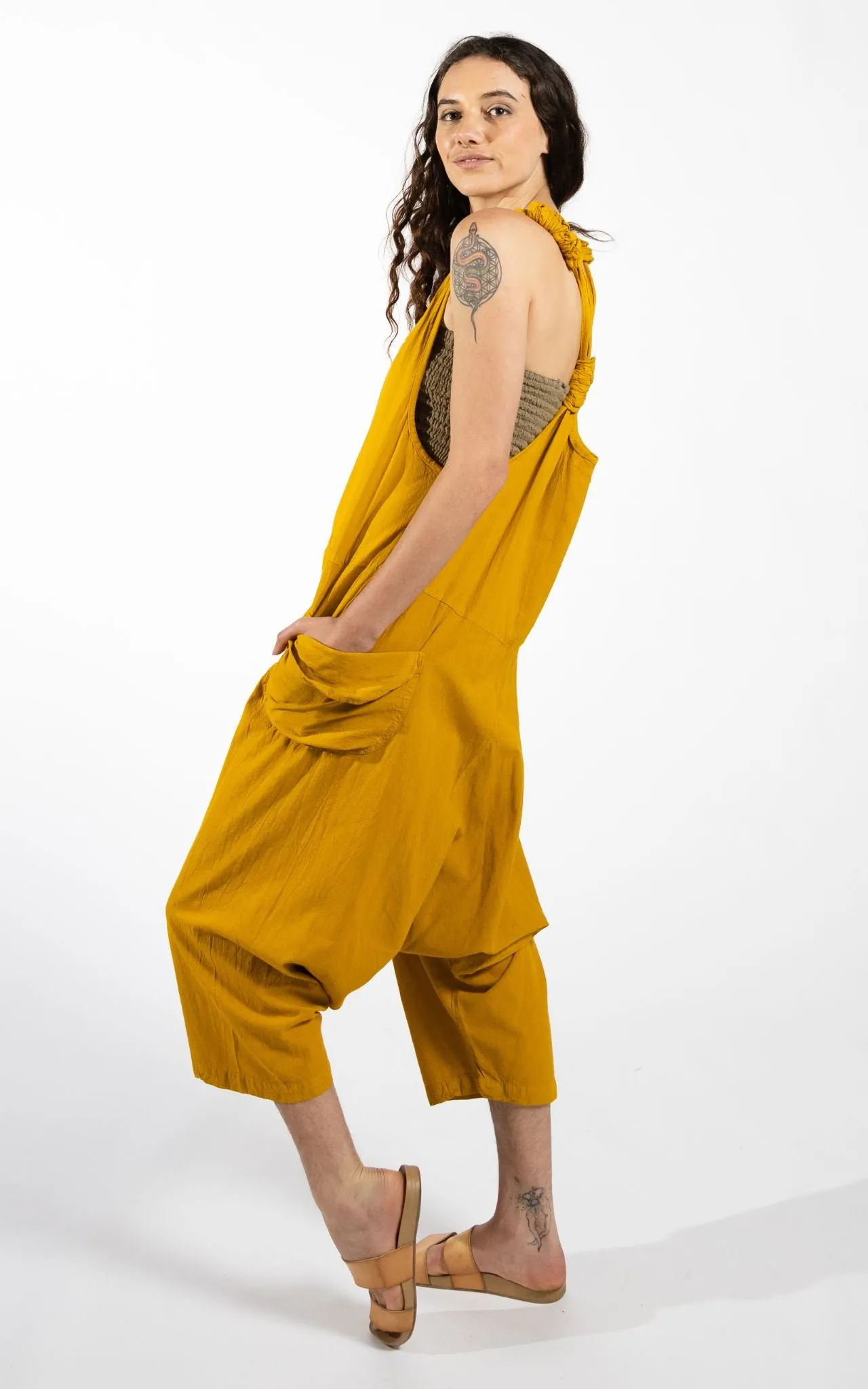 Bahini Overalls - Mustard