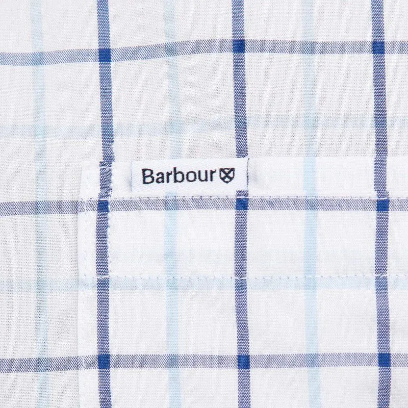 Barbour Bradwell Tailored Fit Mens Shirt - Blue