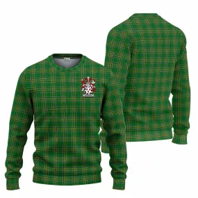 Barran Irish Clan Tartan Knitted Sweater with Coat of Arms