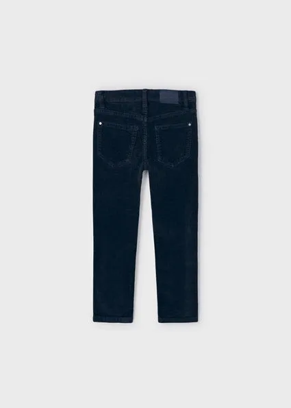 Basic Slim Fit Corduroy Pants