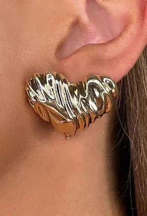 Be Mine Gold Earrings