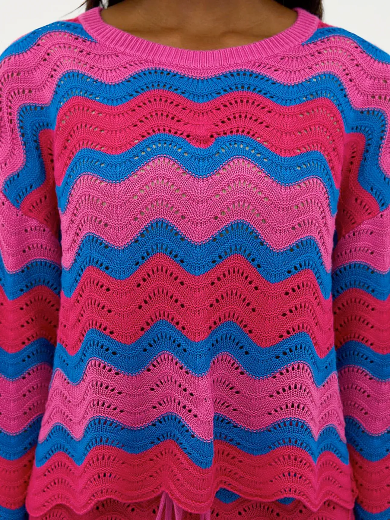 Beach Sweater Orchid Wave