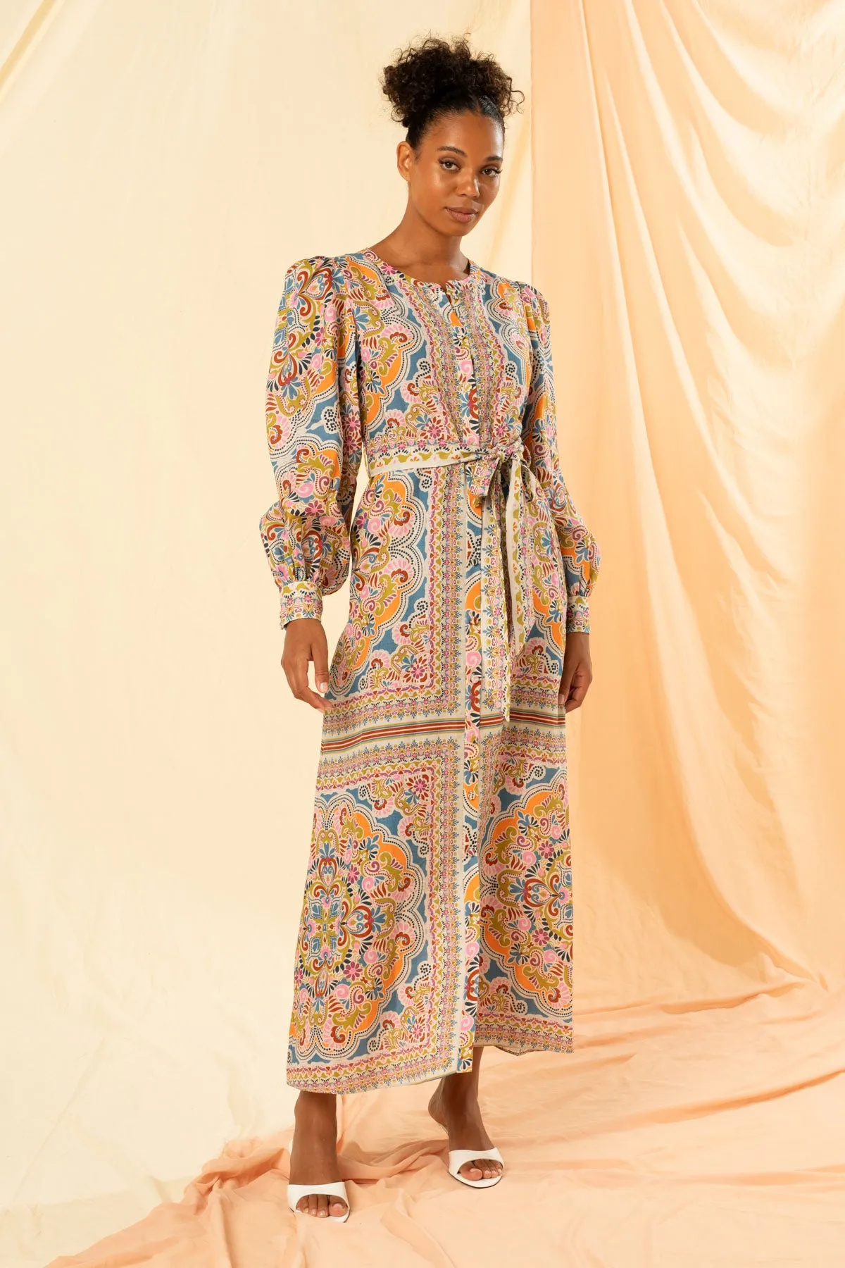 Billie Maxi Shirt Dress