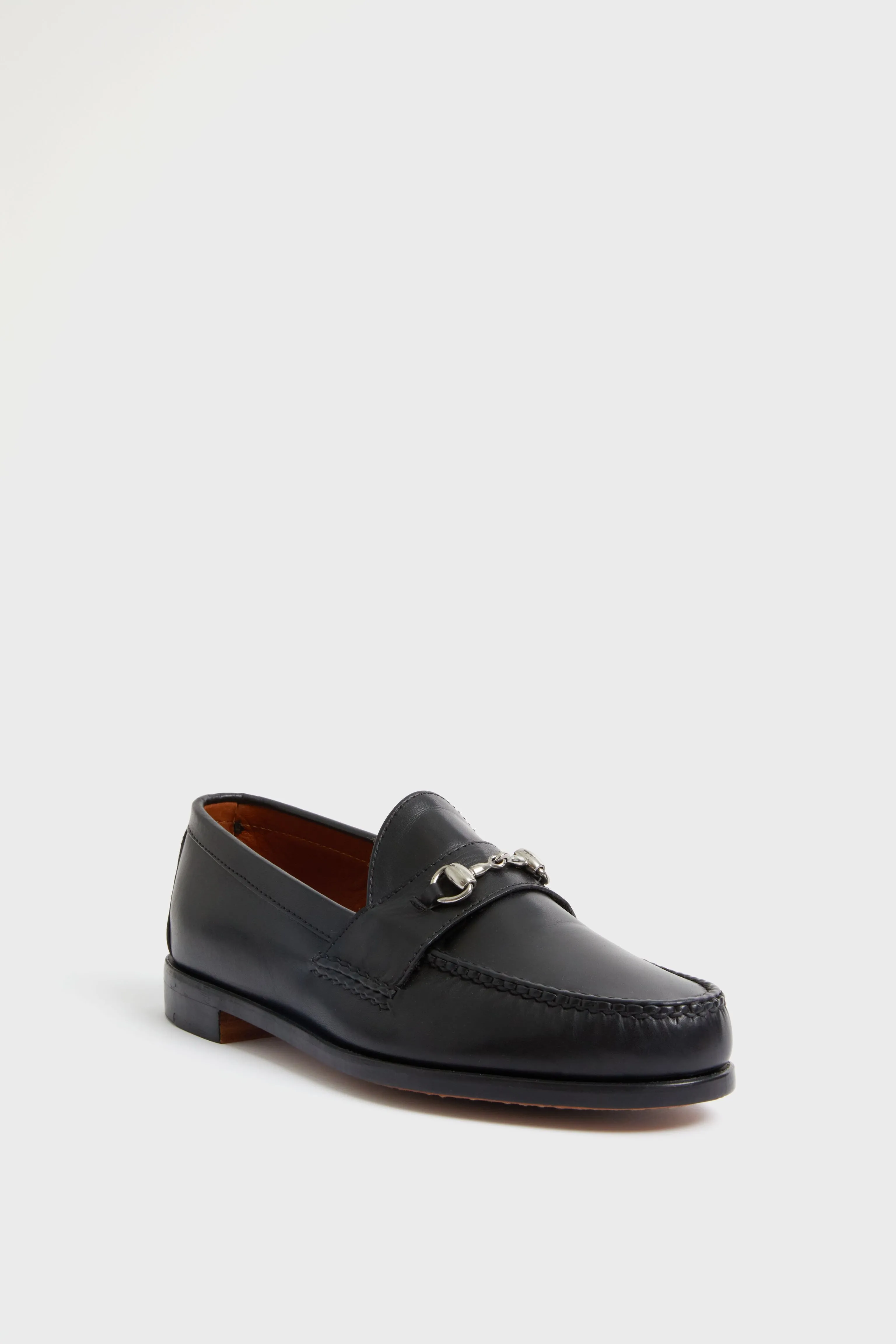 Black Horsebit Loafer