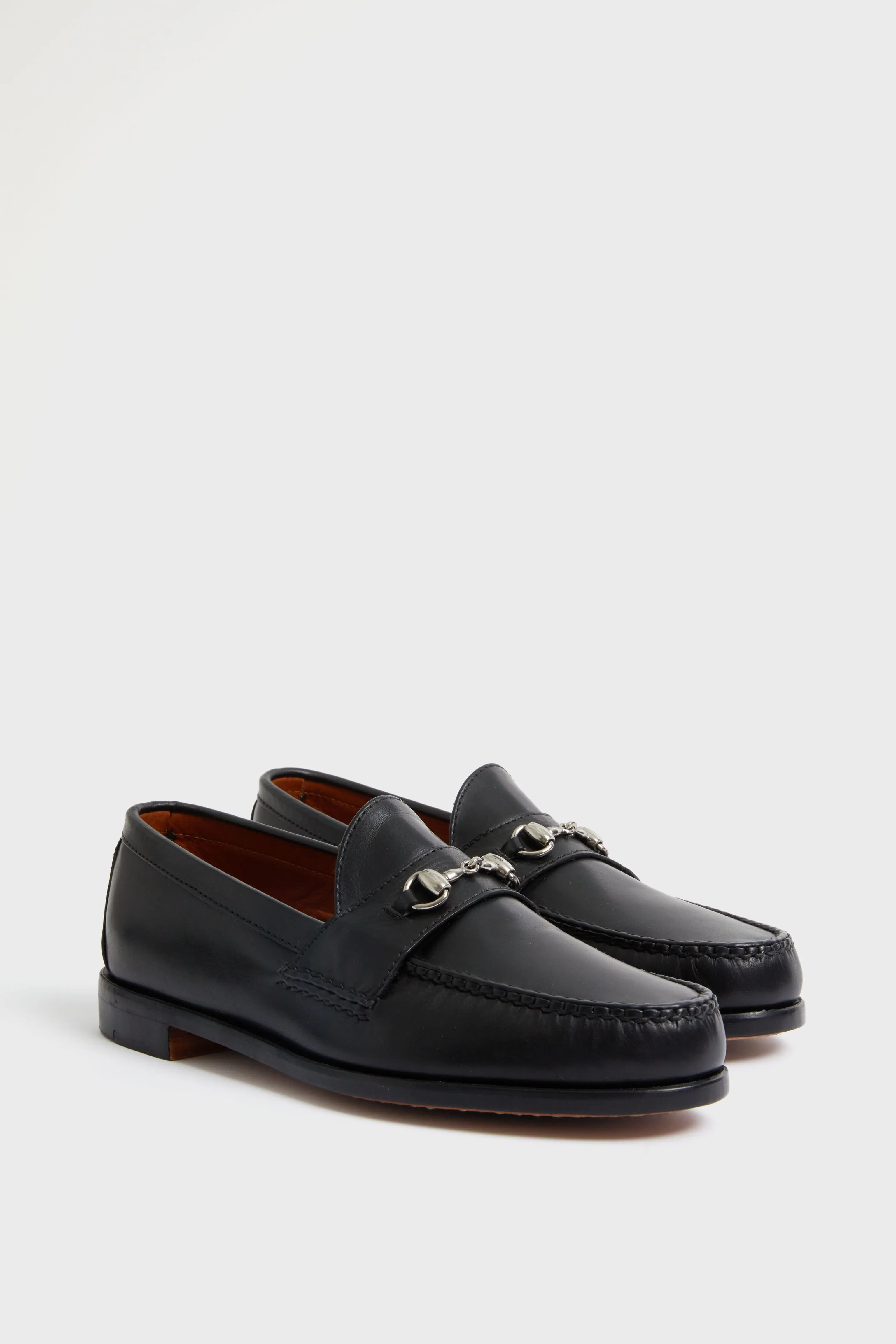 Black Horsebit Loafer