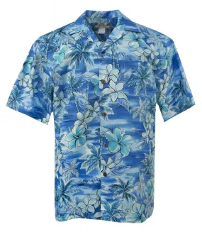 Blue Hawaii Mens Hawaiian Shirt in Sky Blue