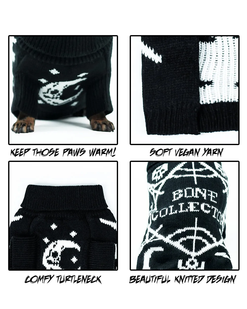 Bone Collector Knitted Pet Sweater - Dog or Cat