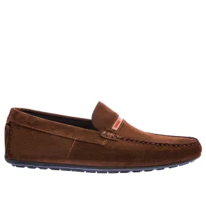 BOSS Dandy_Mocc Shoe in Dark Brown