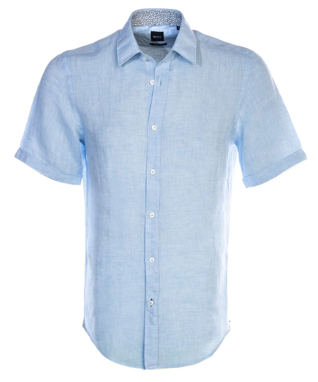 BOSS Luka_2 Short Sleeve Shirt in Sky Blue