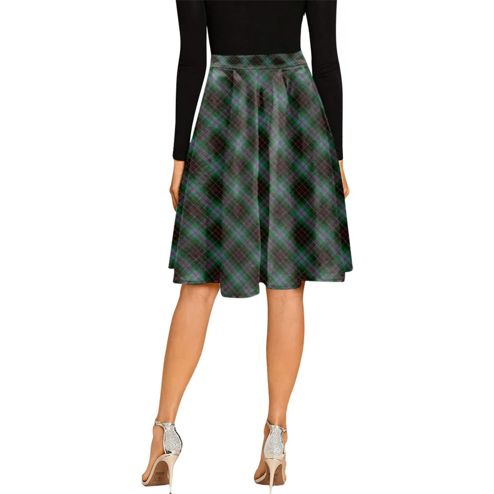 Brodie Hunting Tartan Melete Pleated Midi Skirt