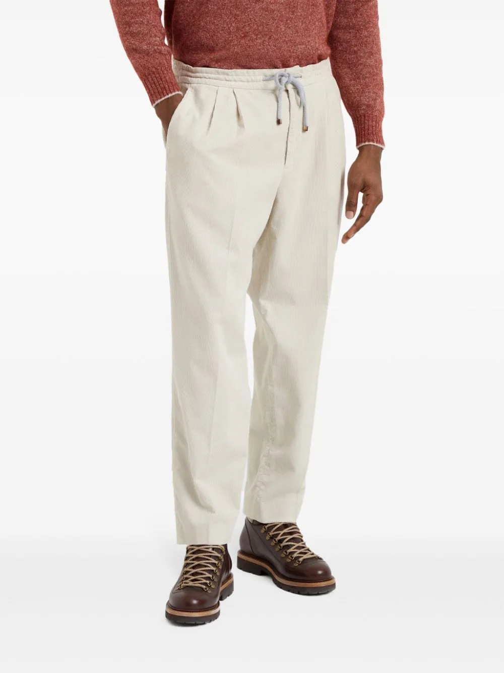 BRUNELLO CUCINELLI Lightweight Casual Fit Pants for Men - IT 48