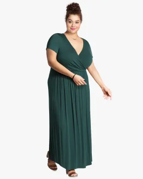 Carnation Maxi Dress | Forest Green