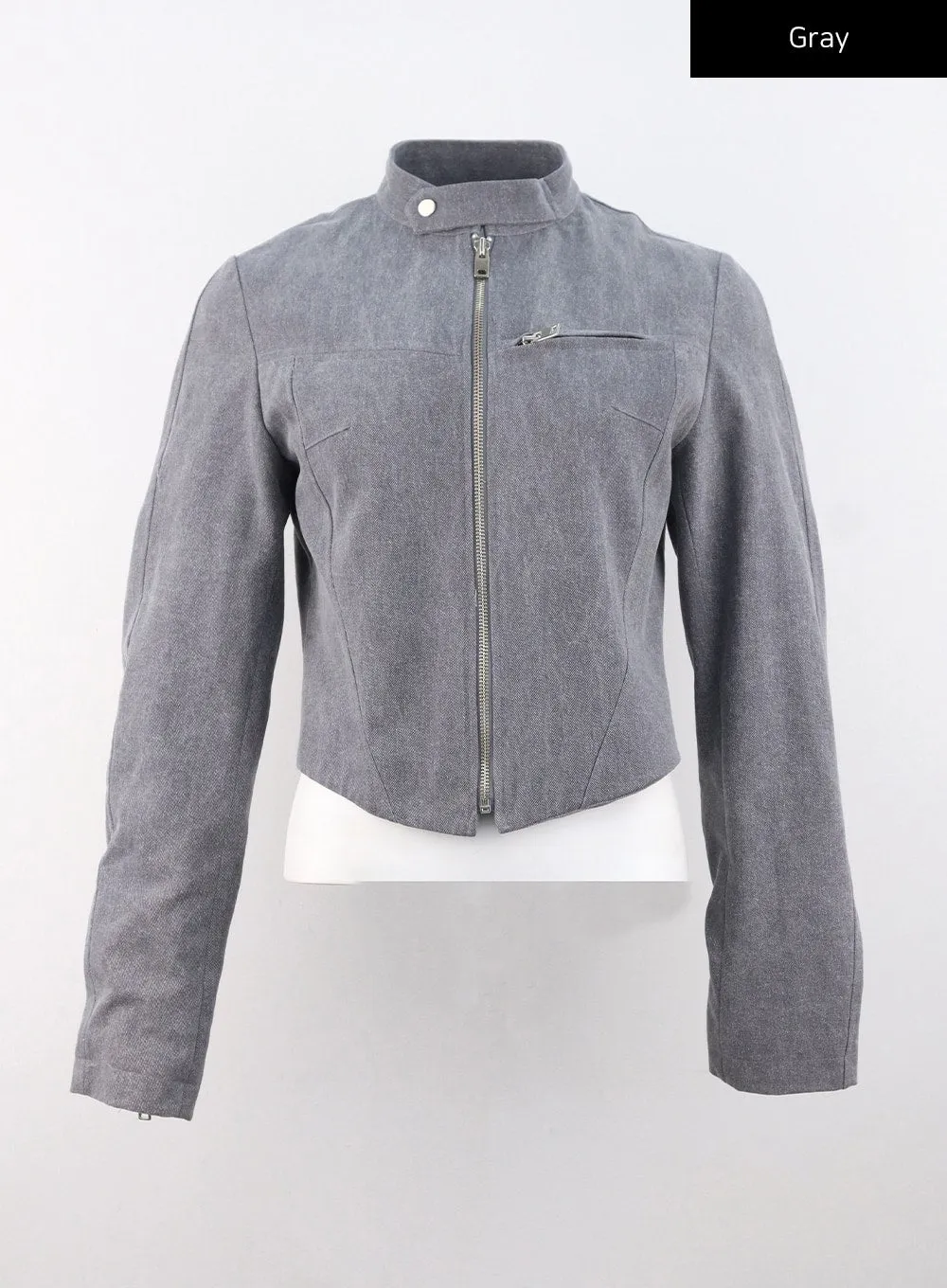 Collarless Slim Fit Jacket CS308