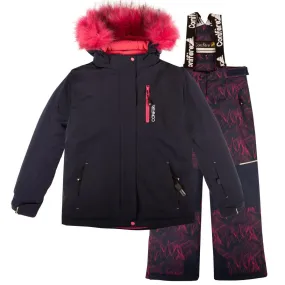 Conifere IRAZU Girl's Dark Navy Snowsuit Set