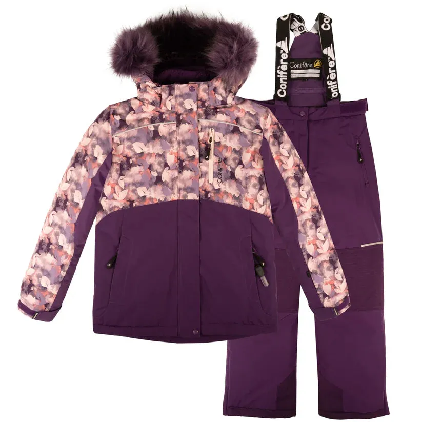 Conifere ROSA - Girls Snowsuit - Purple (Size 10)