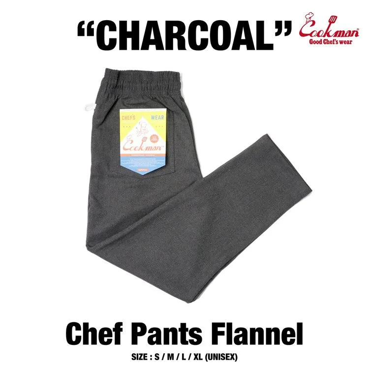 Cookman Chef Pants - Flannel : Charcoal