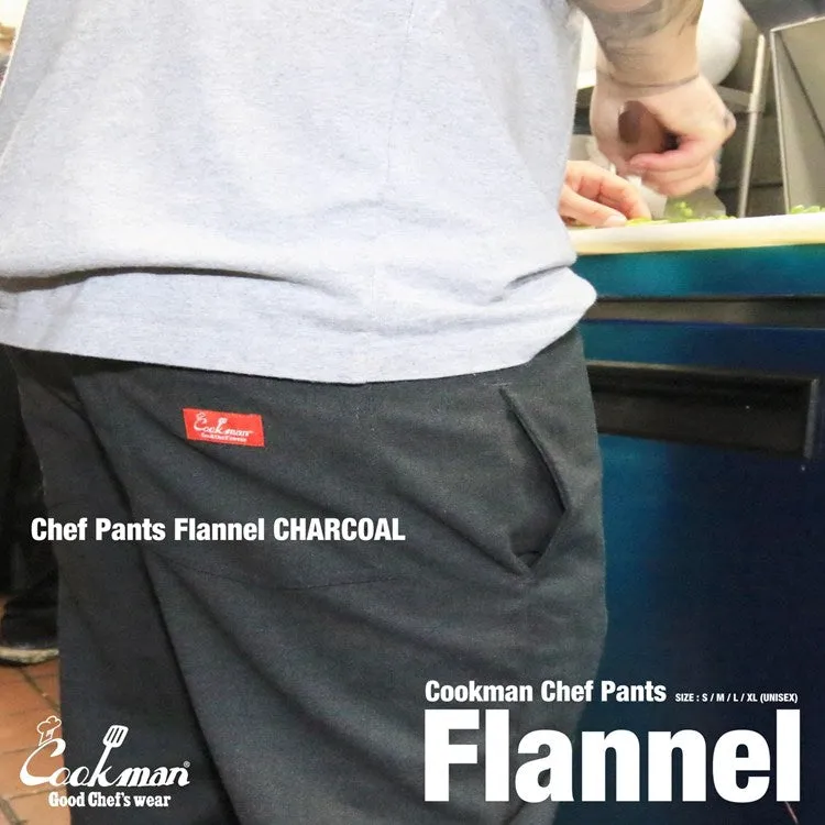 Cookman Chef Pants - Flannel : Charcoal