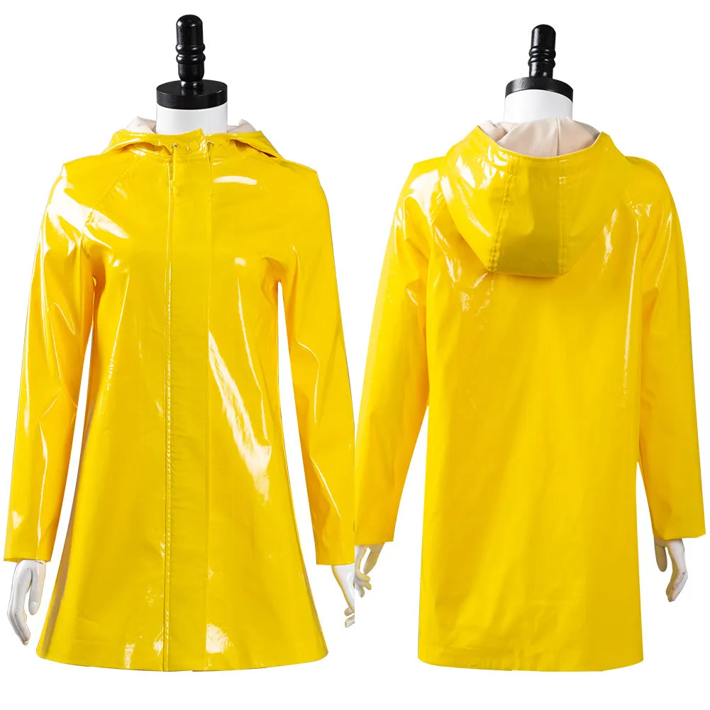 Coraline & the Secret Door- Coraline Jones Outfits Yellow Coat Halloween Carnival Suit Cosplay Costume