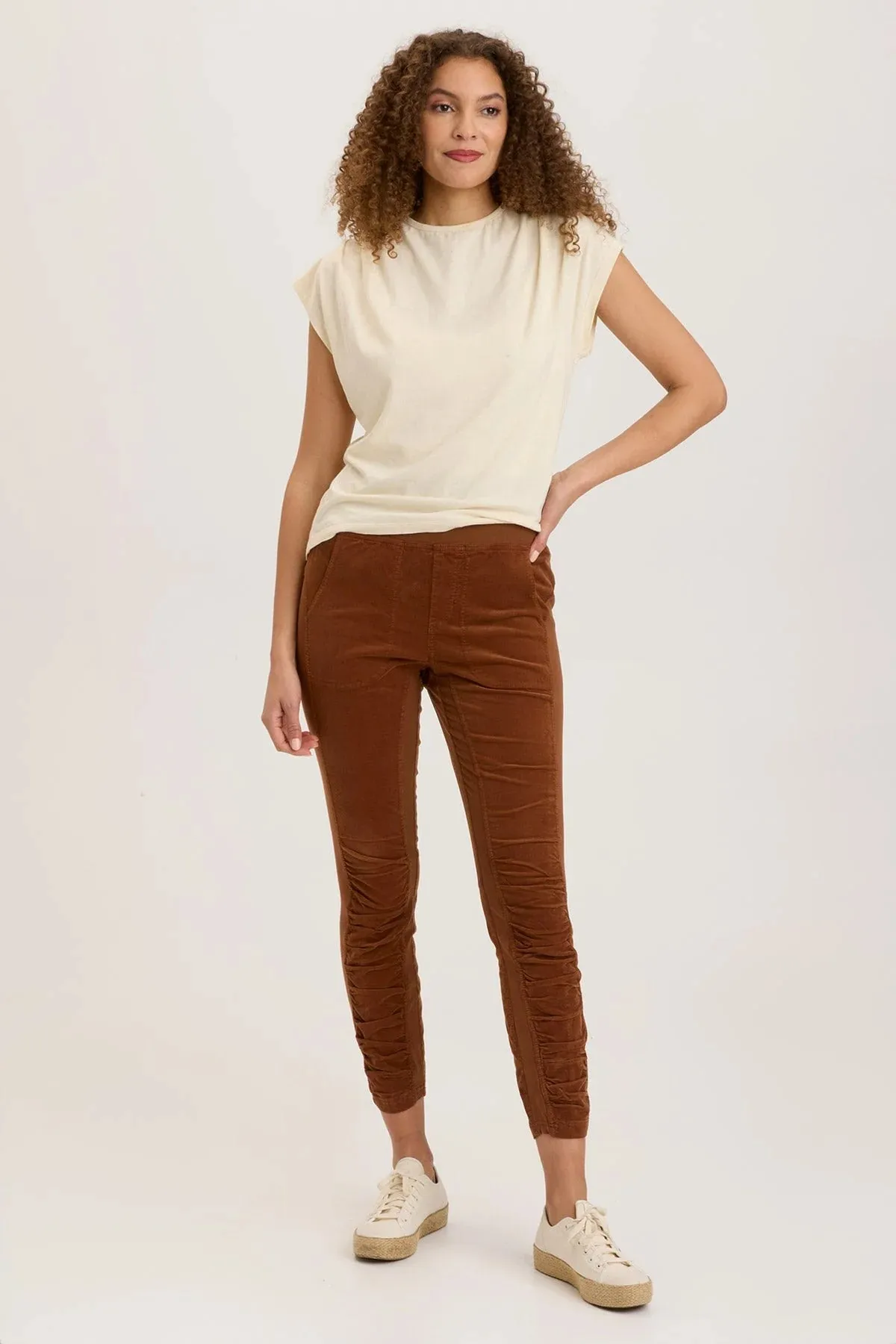 Cord Penny Legging - Russet Pigment