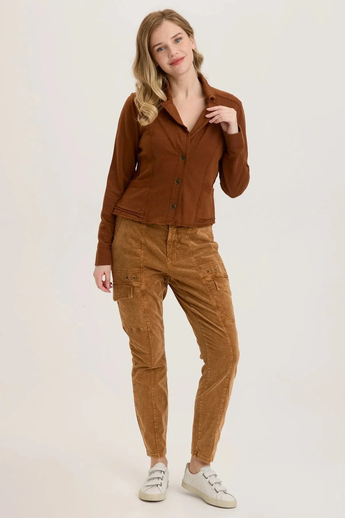 Cord Timberline Legging - Distress Wash Copper