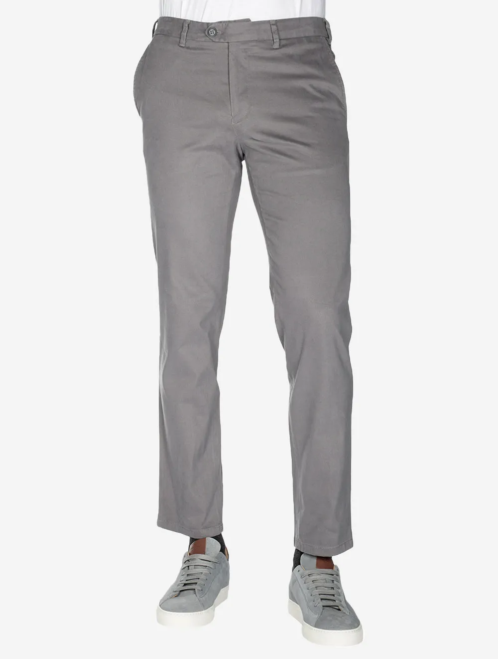 Cotton Chinos Jasper Grey