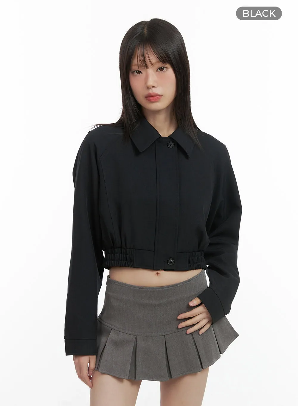 Cropped Blouson Jacket CO410