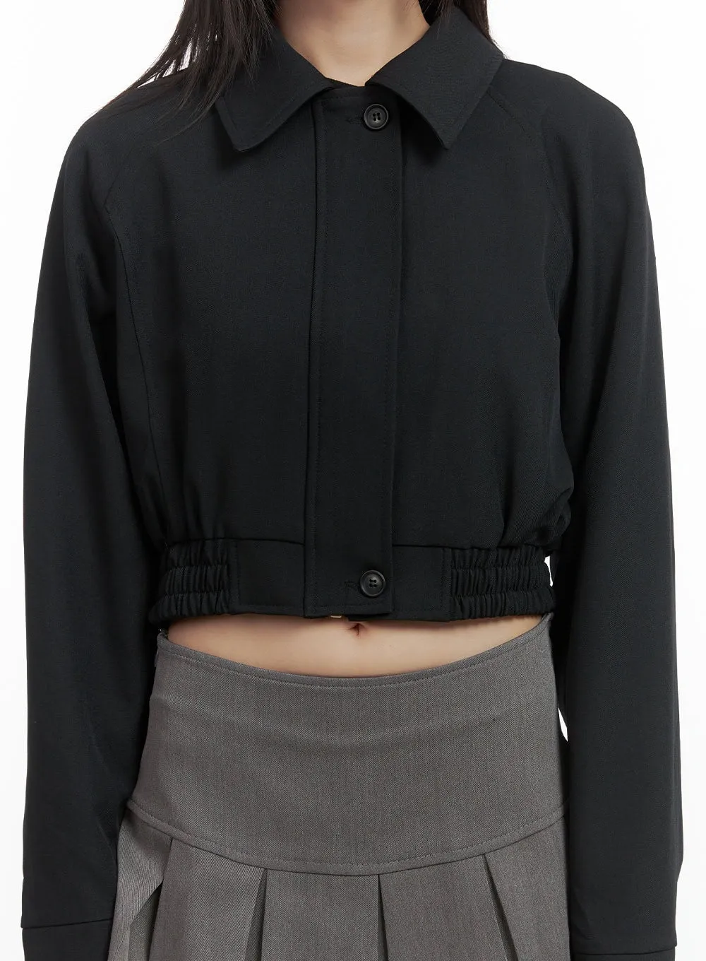 Cropped Blouson Jacket CO410