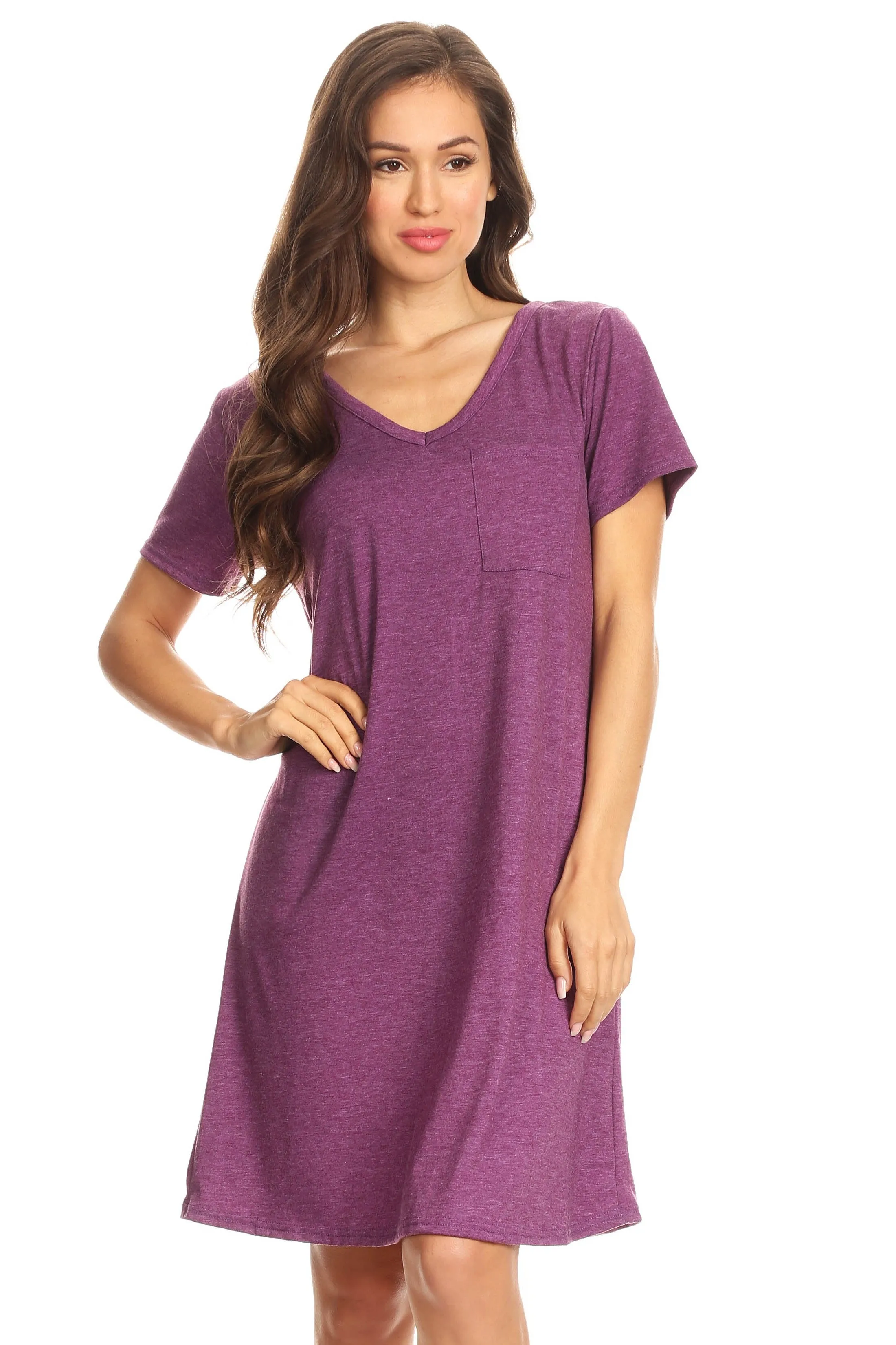 Cross Back T-Shirt Dress