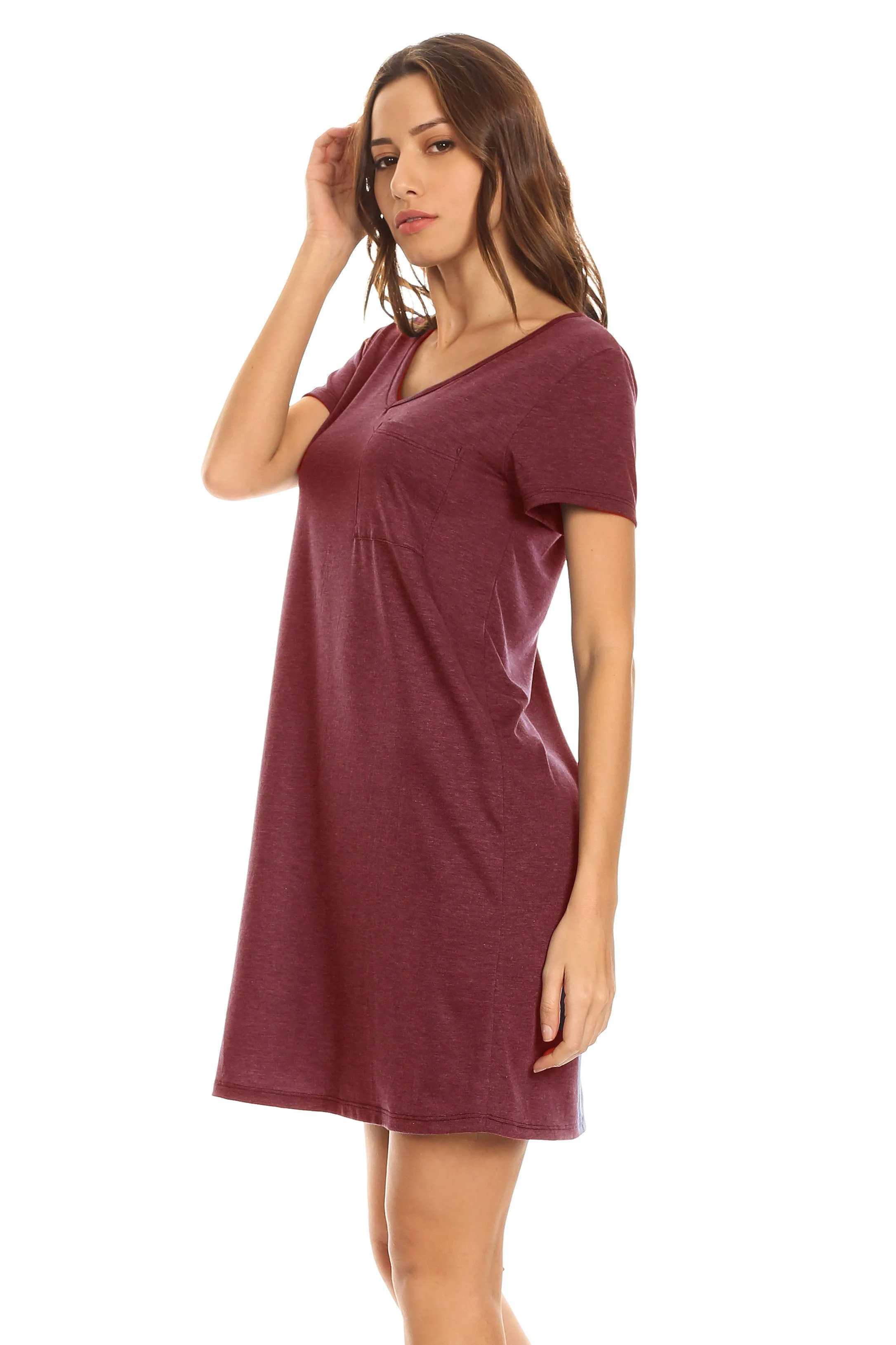 Cross Back T-Shirt Dress