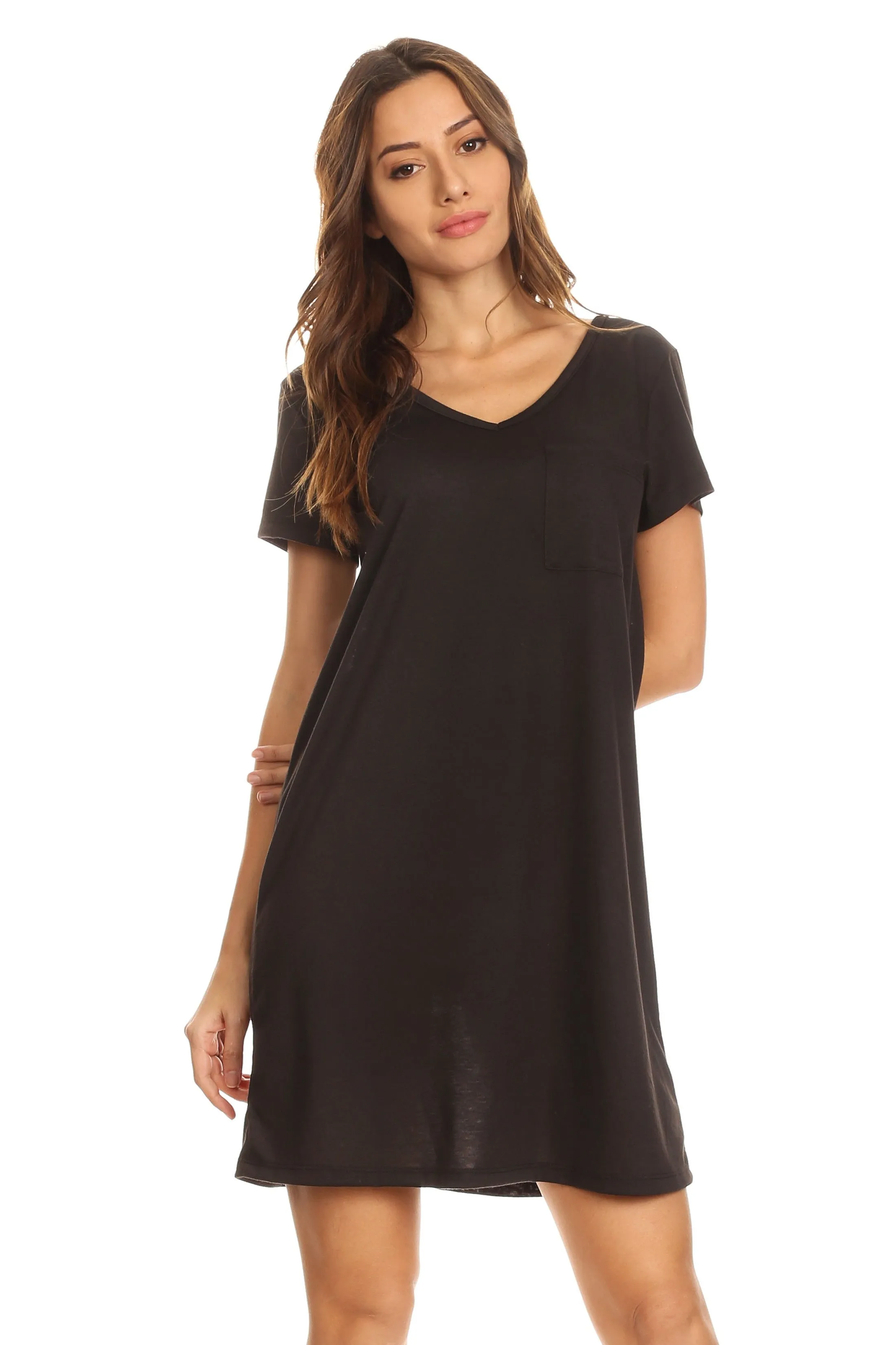 Cross Back T-Shirt Dress