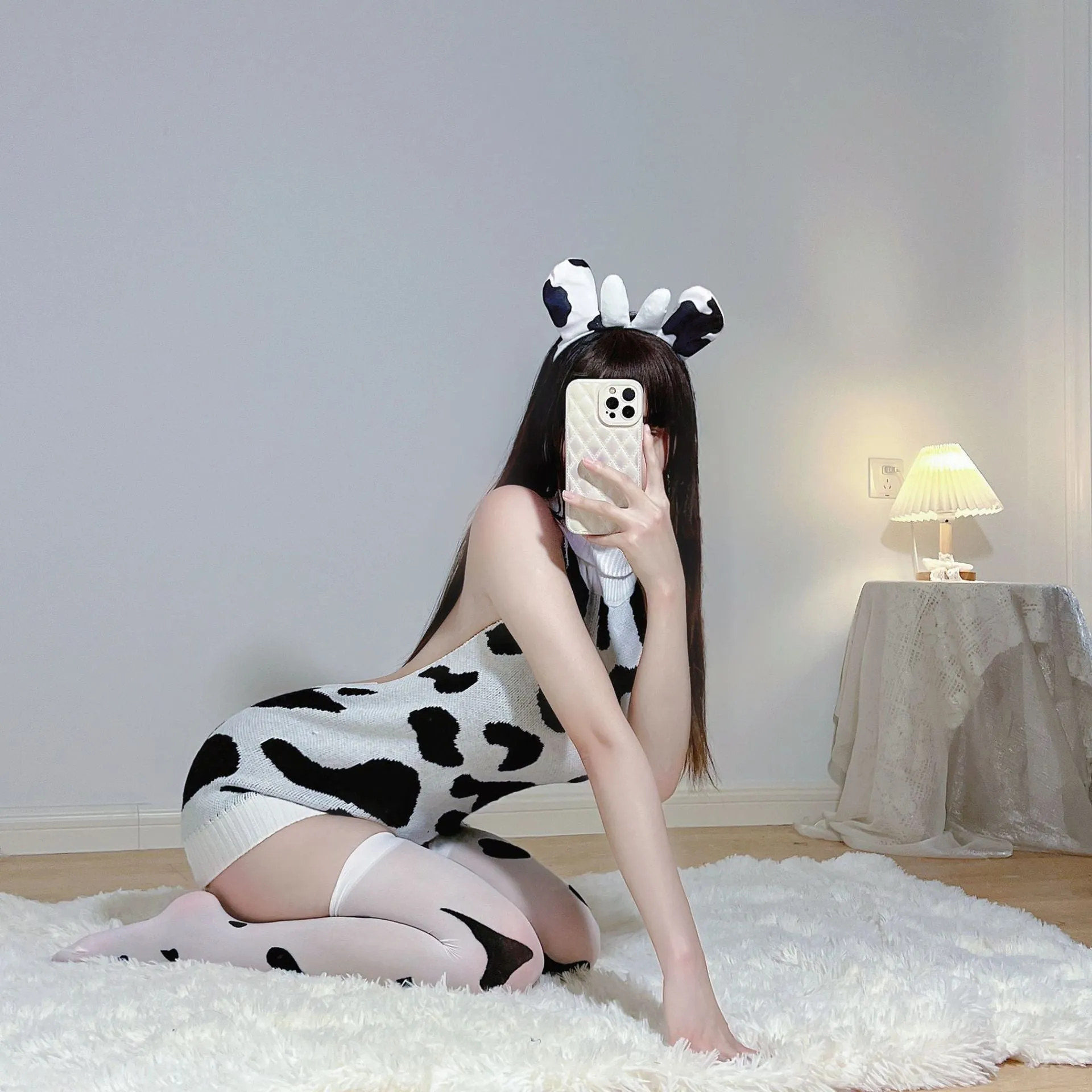 Cute Cow Sweater Pajamas PL53091