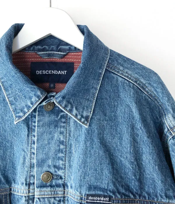 DESCENDANT/TRUCKER DENIM JACKET (INDIGO)